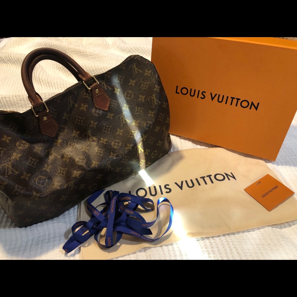 🌟🌟💯Authentic LV Monogram Canvas Speedy 40 Bag
